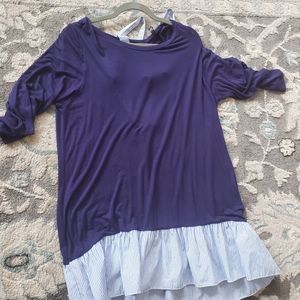 Women plus Ruffle shirt